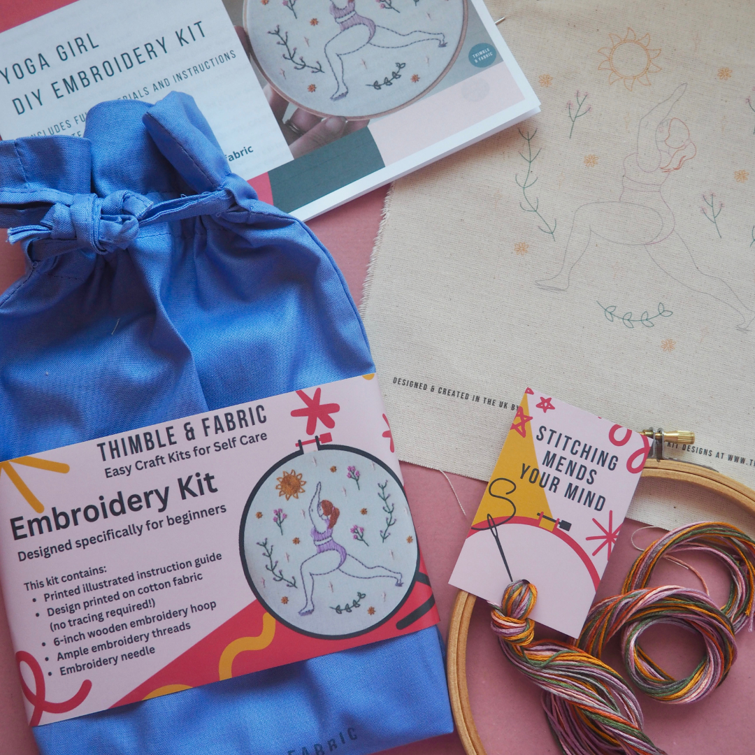 Yoga Embroidery Kit