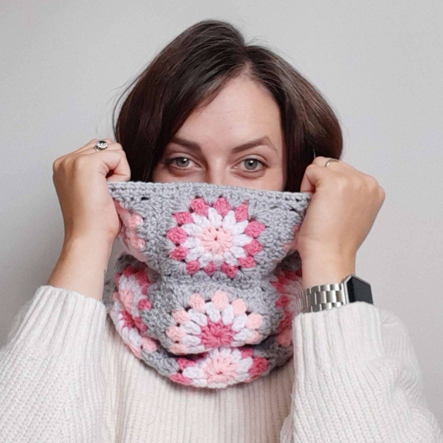 Joy Cowl Crochet Printed Pattern | Basic Beginners Crochet