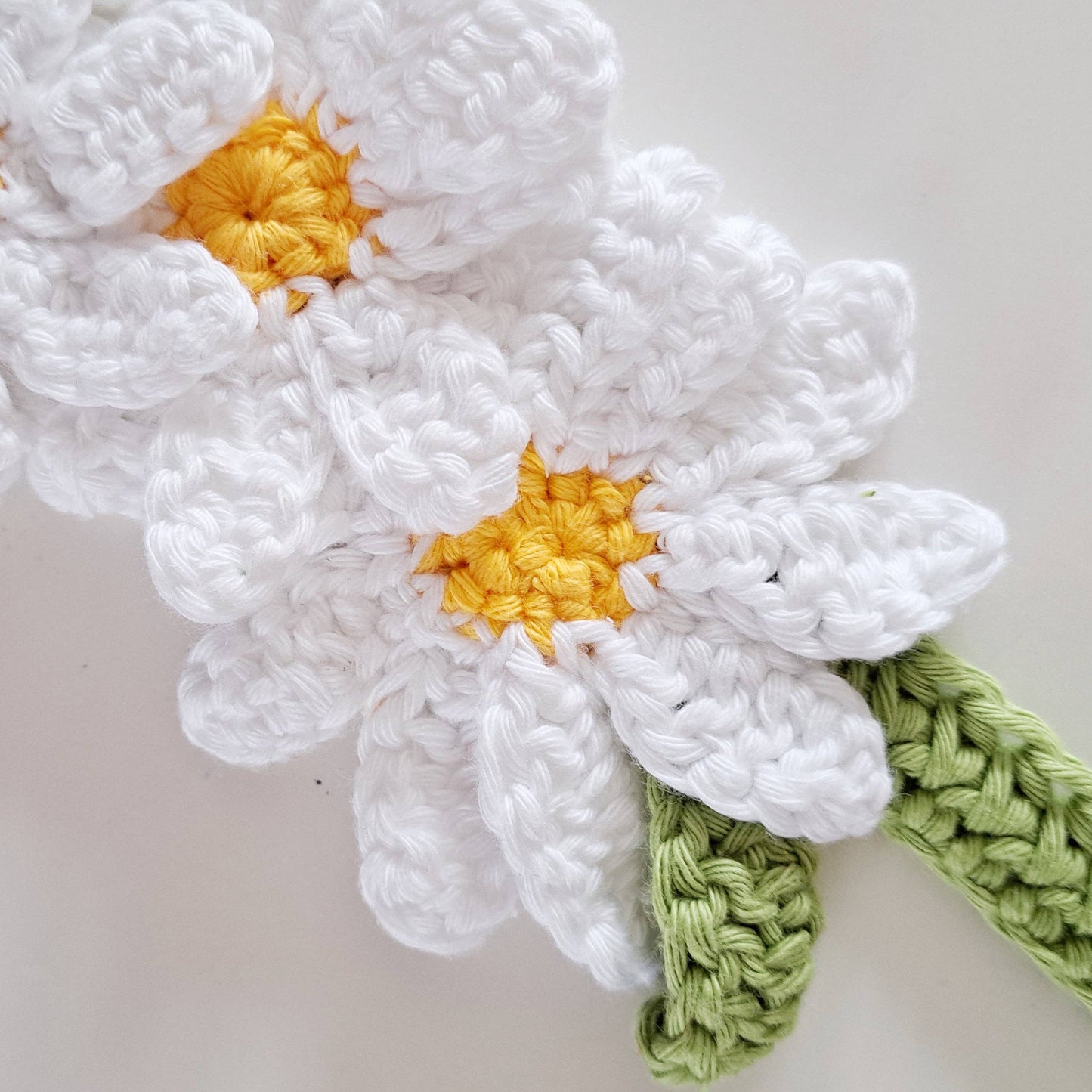 Daisy Headband Printed Crochet Pattern | Summer Makes