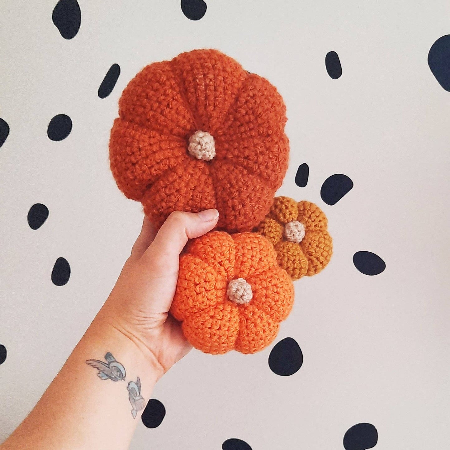 Pumpkin Printed Crochet Pattern | Autumn Fall Project Idea