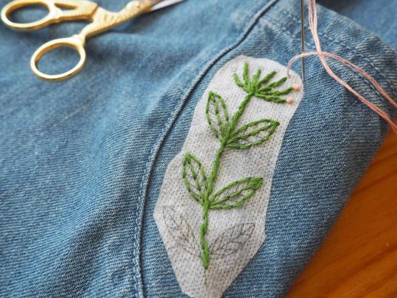 Stick and Stitch Embroidery Patches Boho