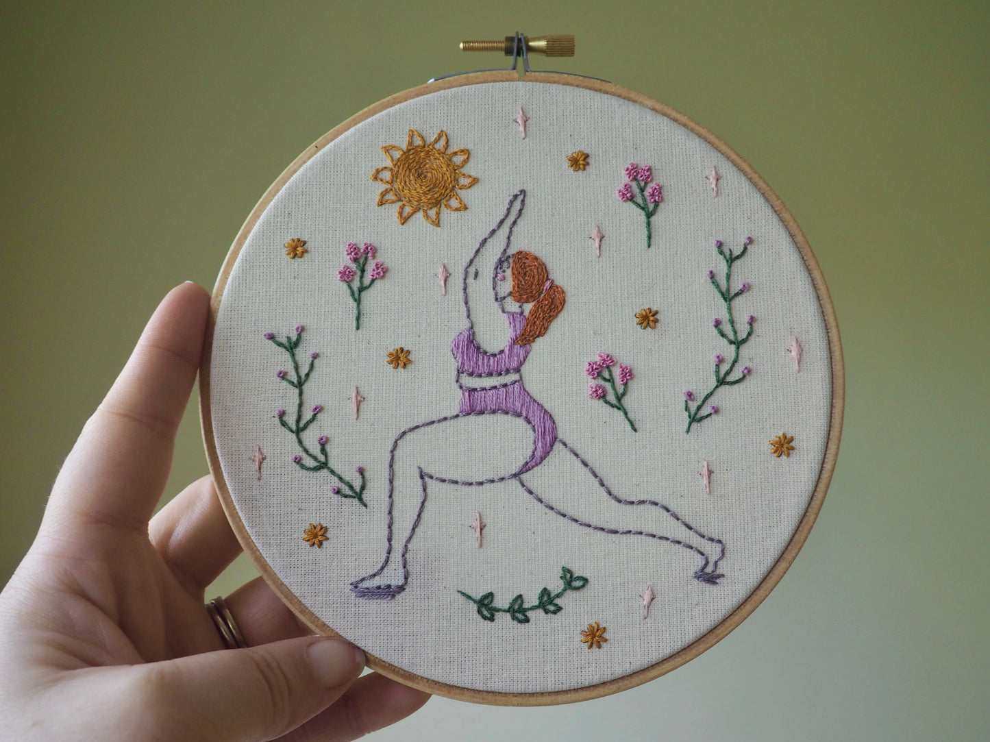 Yoga Embroidery Kit