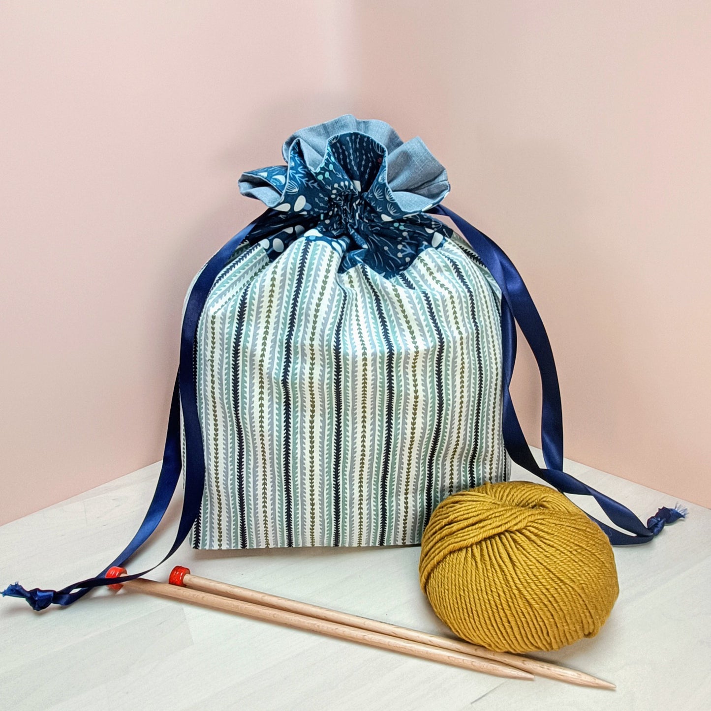 Sweater Drawstring Project Bag