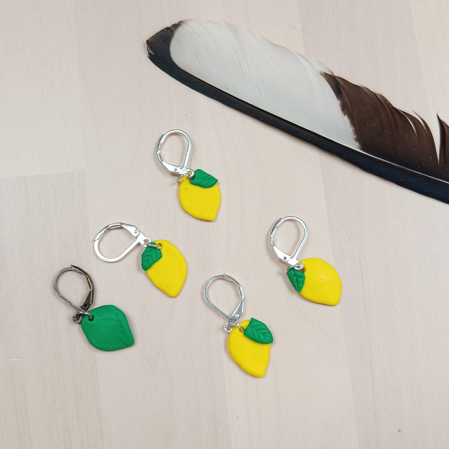 Lemon Tree Stitch Marker Set