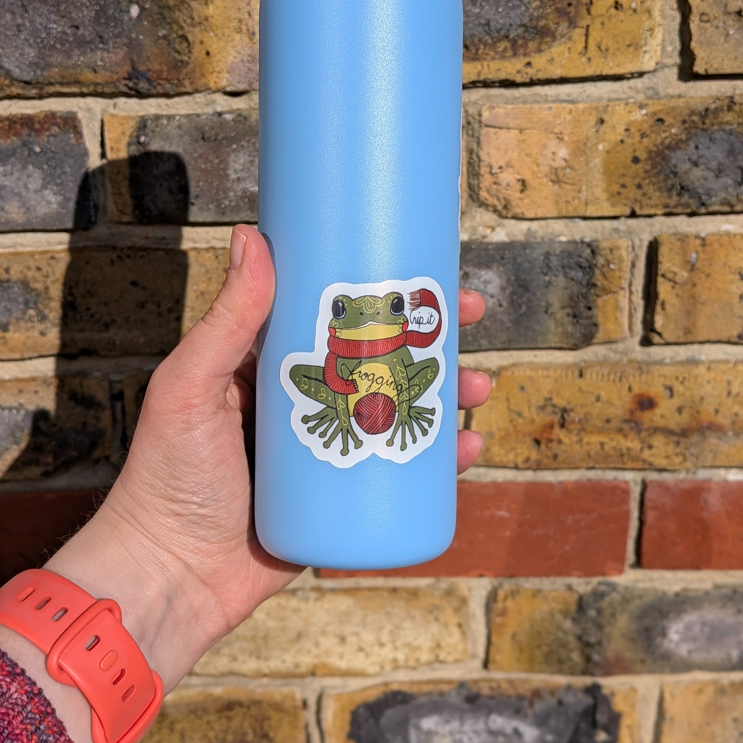 Yarn Chicken Vinyl Sticker