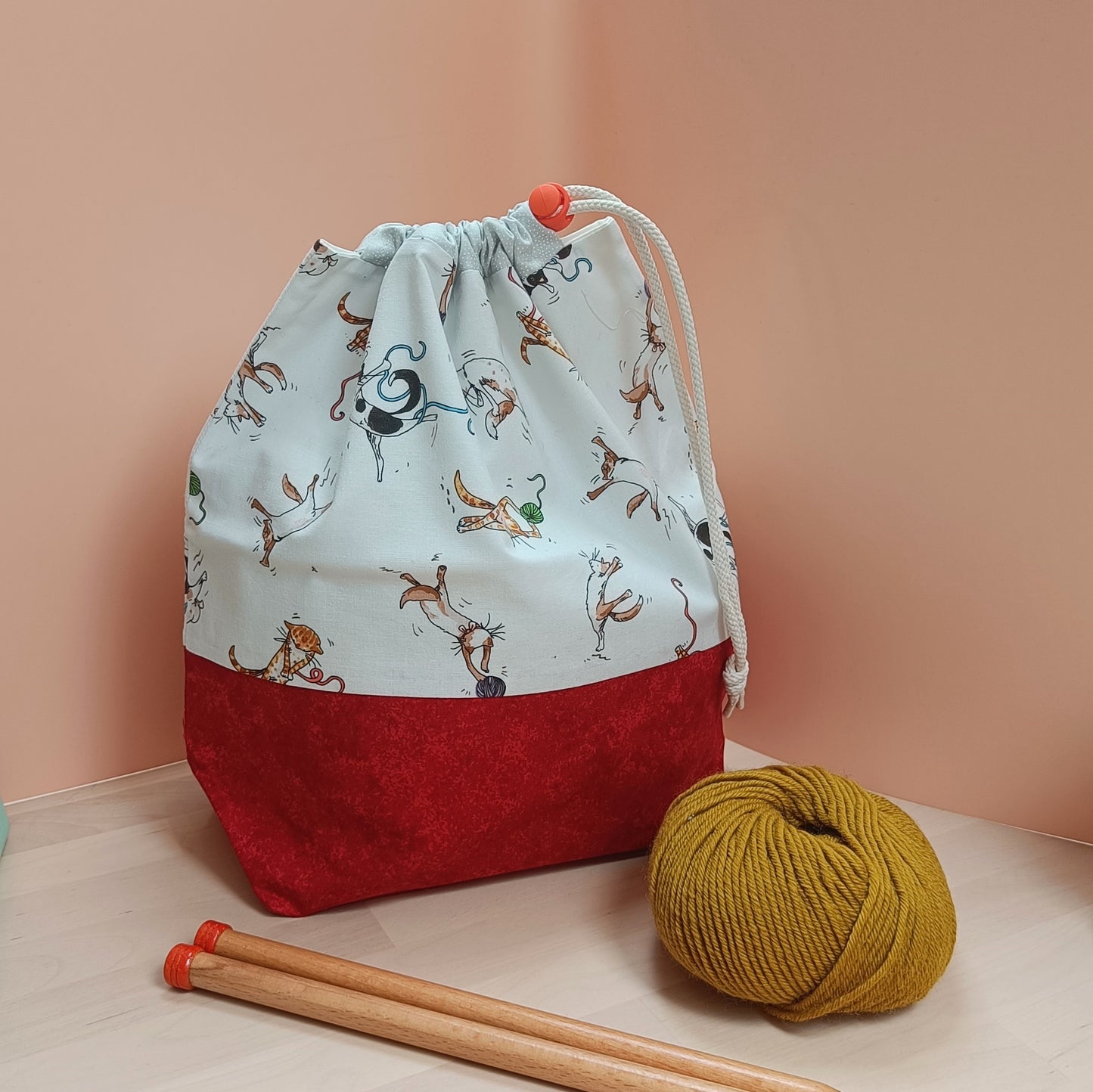 Sweater Drawstring Project Bag