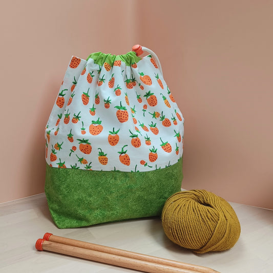 Sweater Drawstring Project Bag