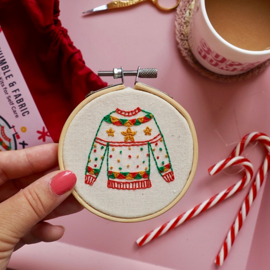 Christmas Jumper Embroidery Kit