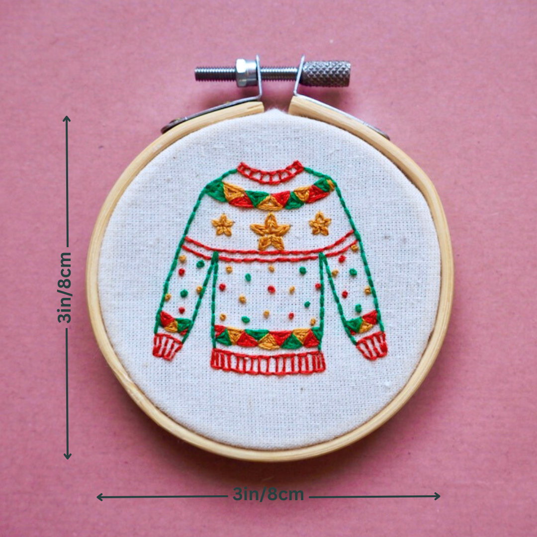 Christmas Jumper Embroidery Kit