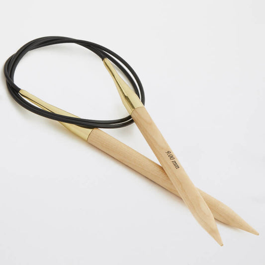 Basix Birch Fixed Circular Knitting Needles