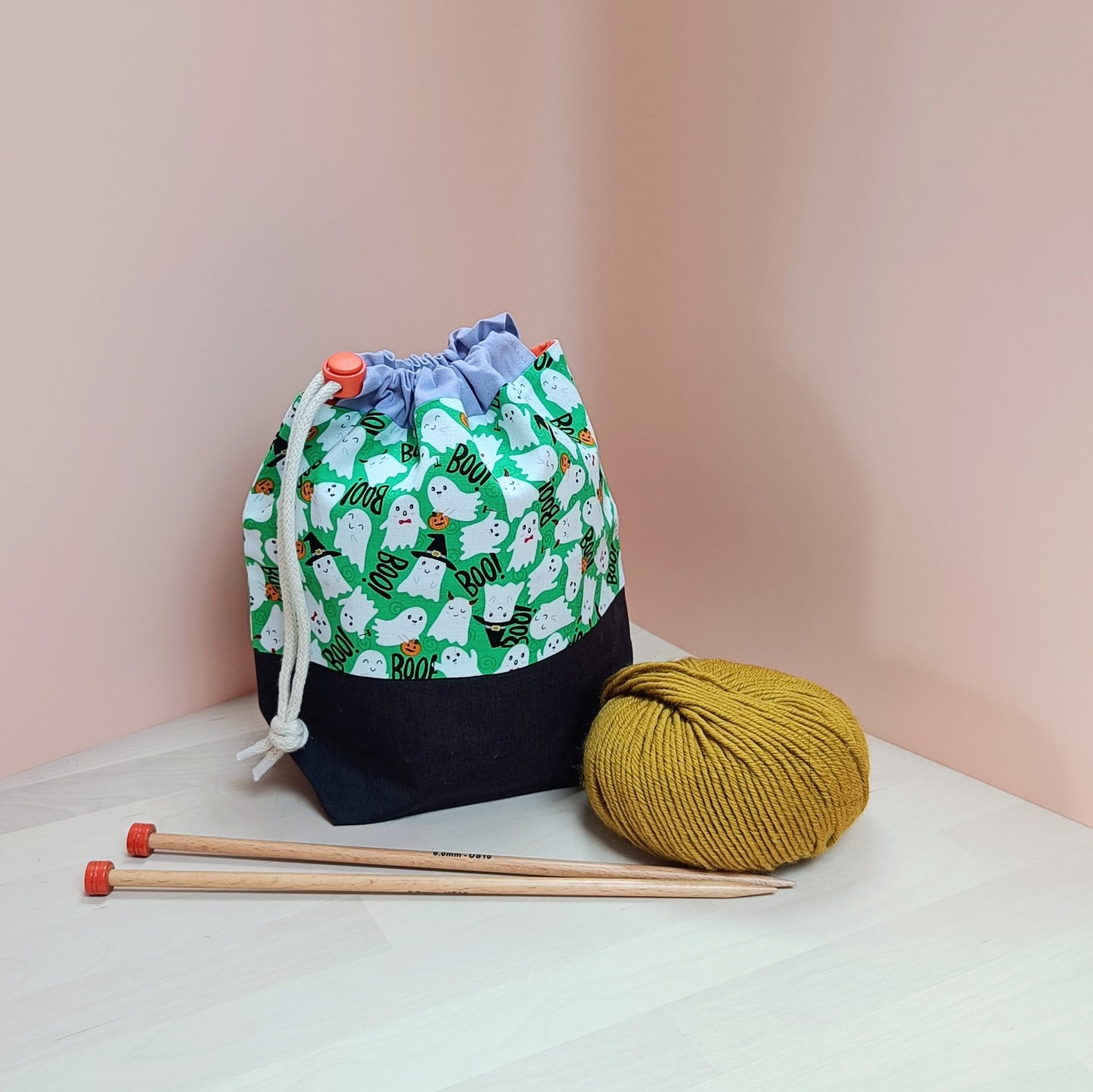 Hat Drawstring Project Bag