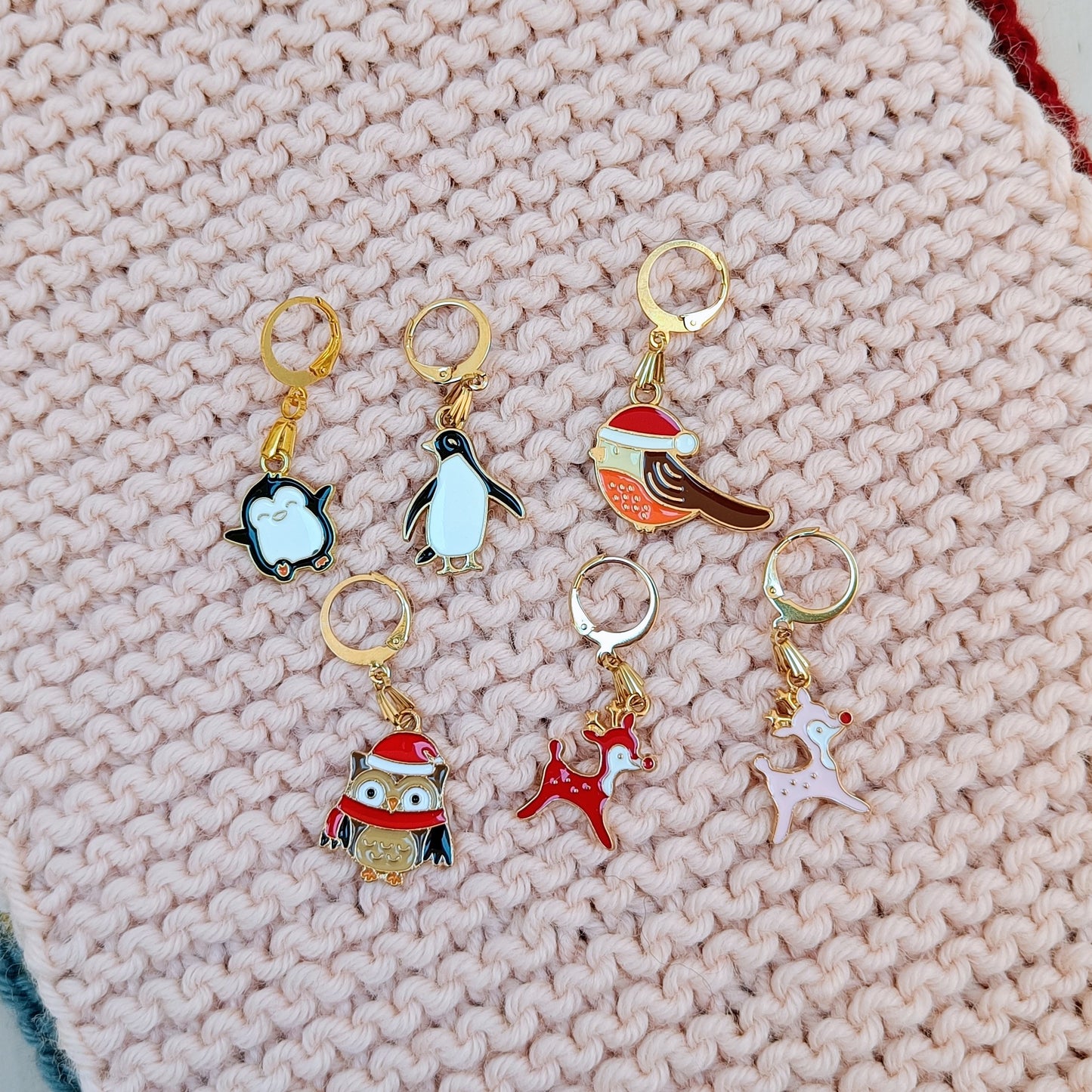 Festive Winter Individual Stitch Markers