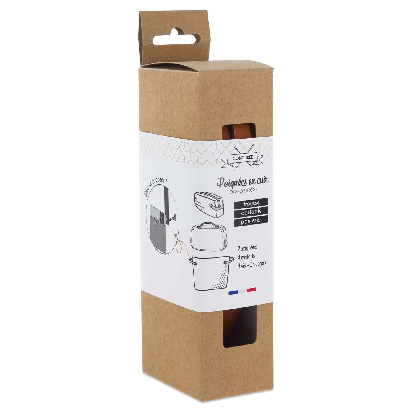 Leather handles | Camel
