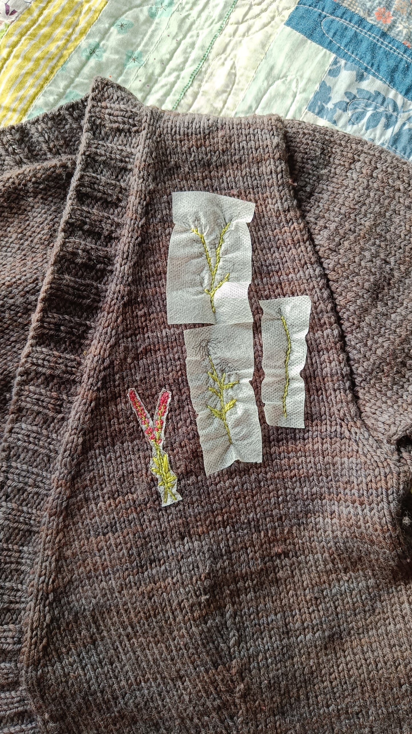 Embroidery on Knits