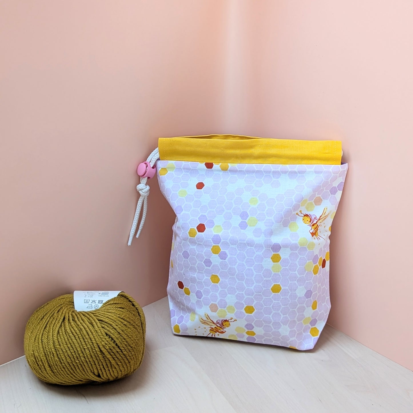 Hat Drawstring Project Bag