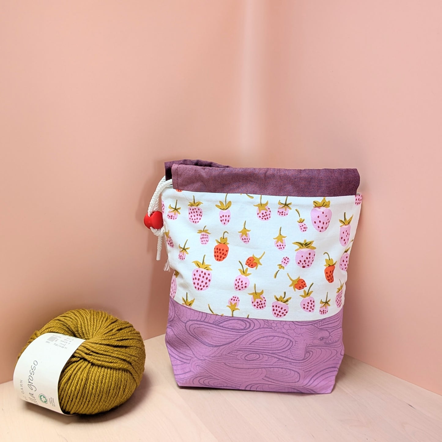 Hat Drawstring Project Bag