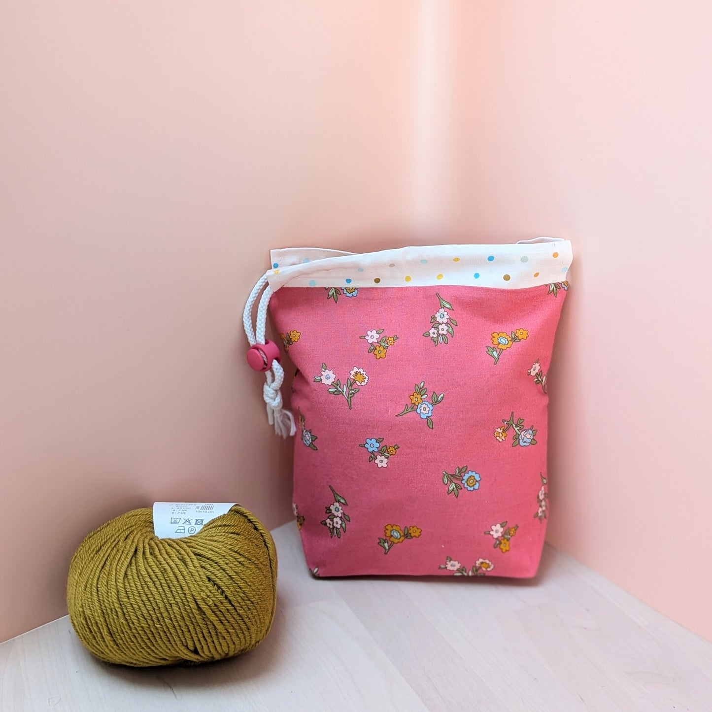 Hat Drawstring Project Bag