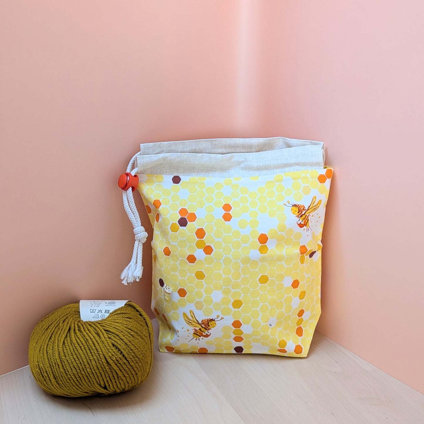 Hat Drawstring Project Bag