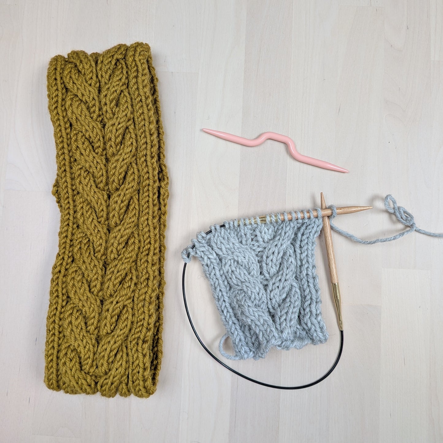 Cabled Headband