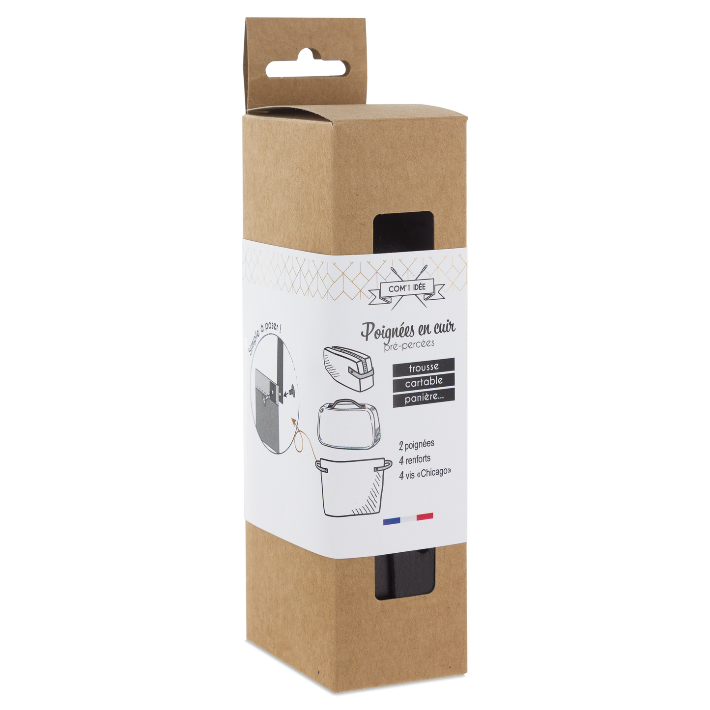 Leather handles | Black