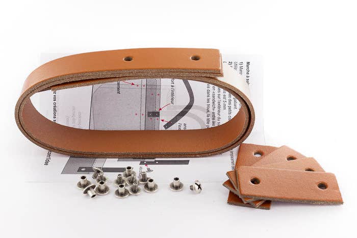 Leather handles | Camel | small model