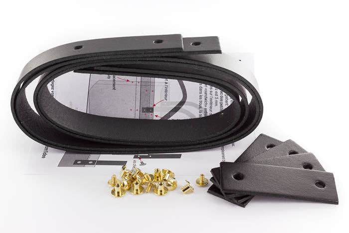 Leather handles | Black | Large size