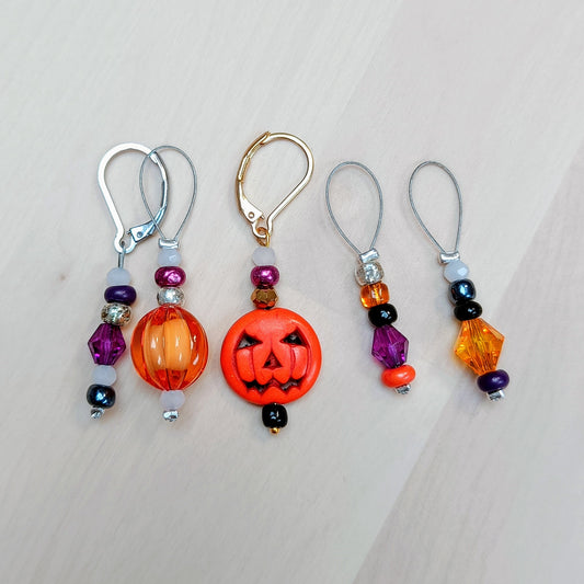 Spooky Season Stitch Marker Set