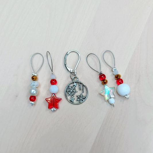 Classic Christmas Stitch Marker Set