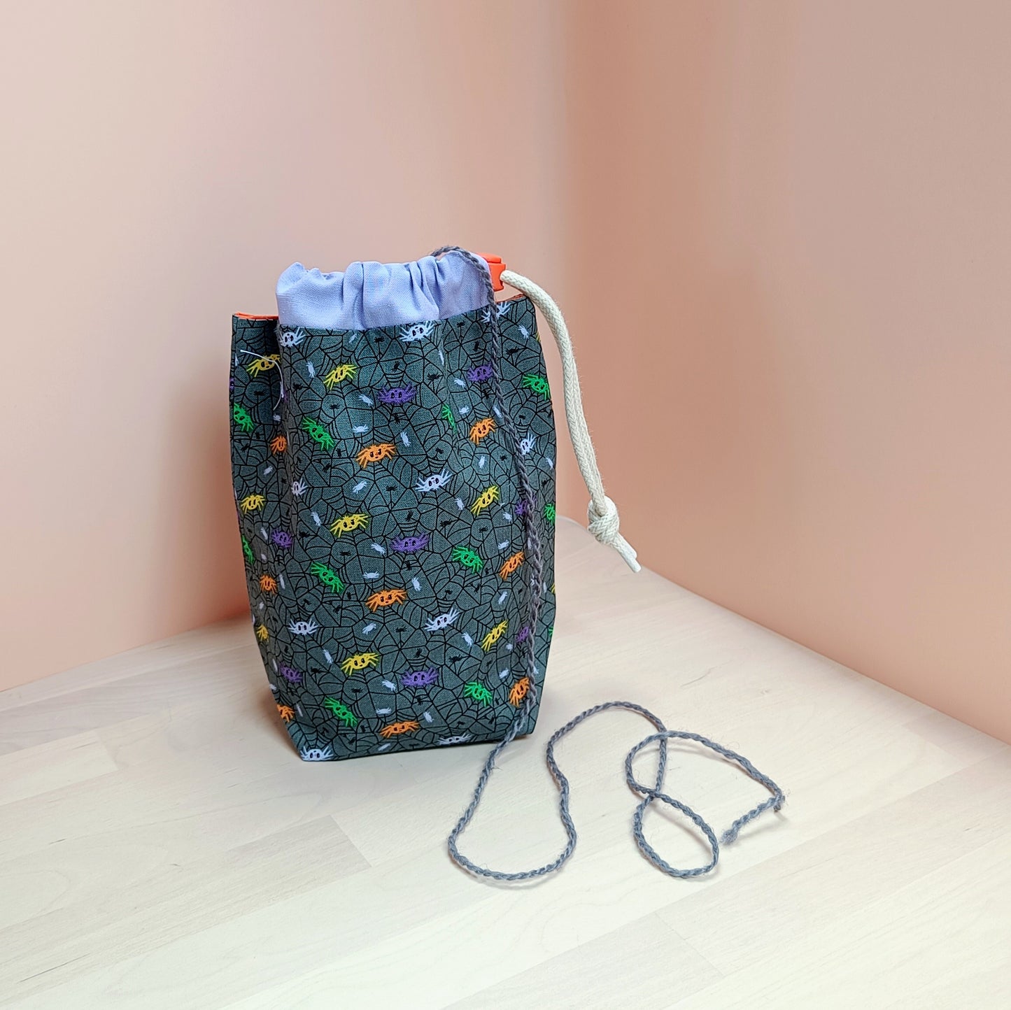 Sock Drawstring Project Bag